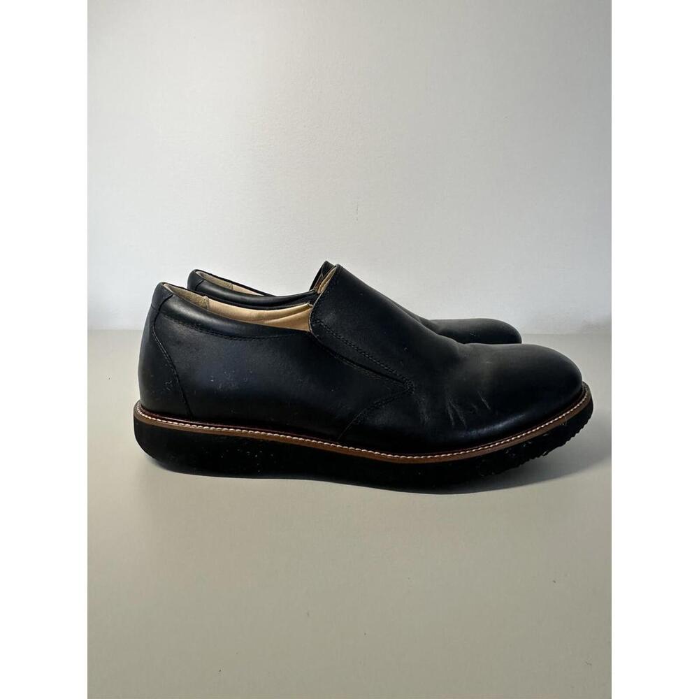 Samuel Hubbard mens Black Leather Slip-on Loafers Size US10 /EU43.5